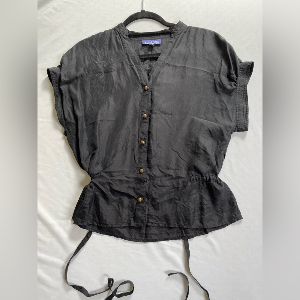 Black Blouse by Designer Vivienne Tam